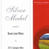 Silver Medal 2015 Sauvignon Blanc