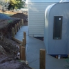 Beginnings of the retaining wall