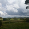 A few dark clouds look ominous