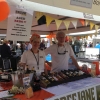 Georgina and Bob ready and waiting